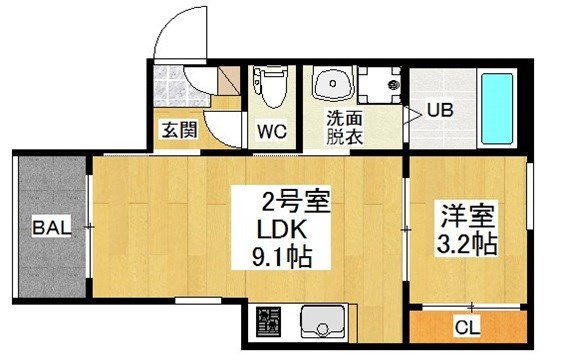 REGALEST Rivo 平安通 間取図
