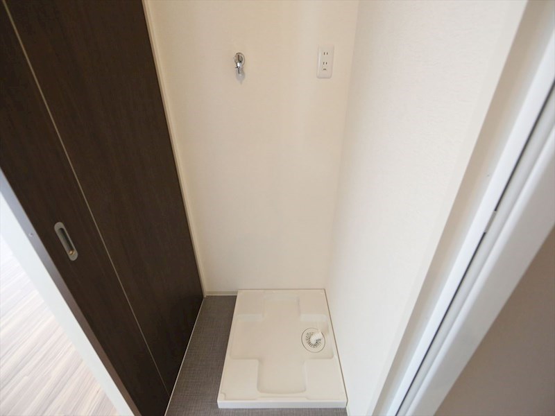 鉦銀館 脱衣所　室内洗濯機置き場
