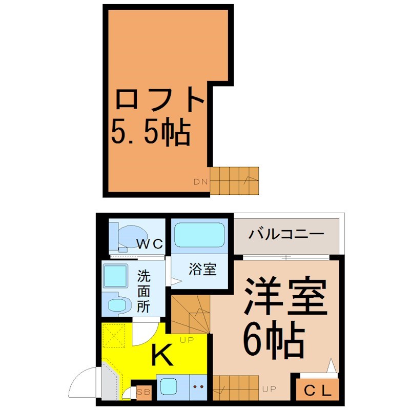 ＰＲＥＮＤＲＥ黒川（プランドール黒川） 間取図