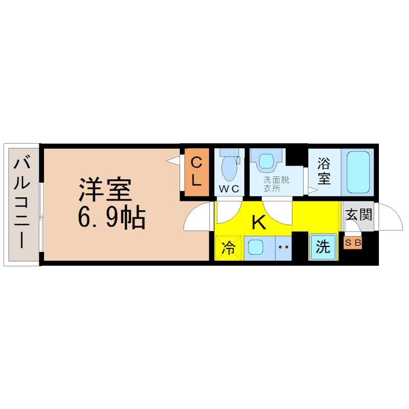 リブリ・川原通 間取図