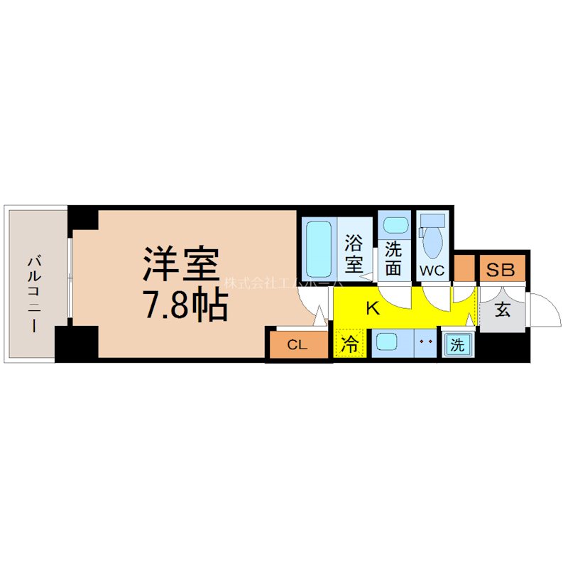 S-RESIDENCE葵Ⅱ 間取図
