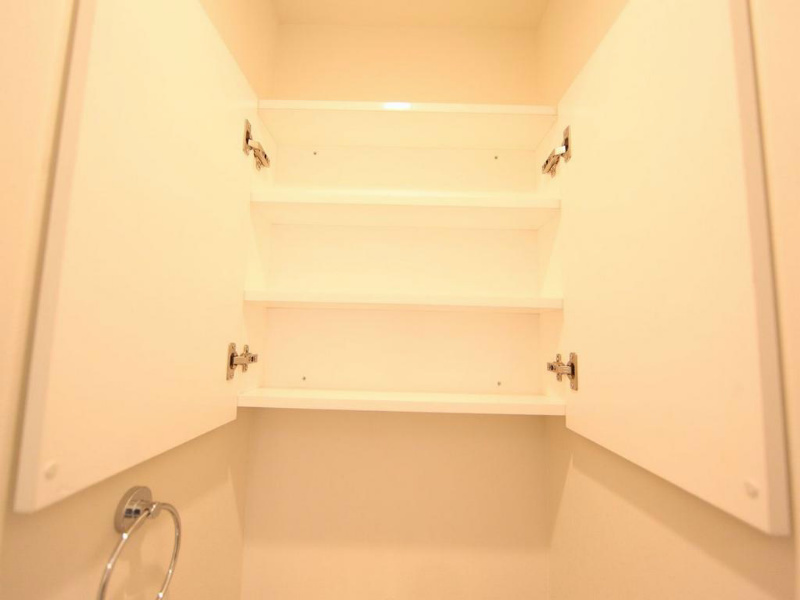 グランコンフォール米野II トイレ上段にある収納
