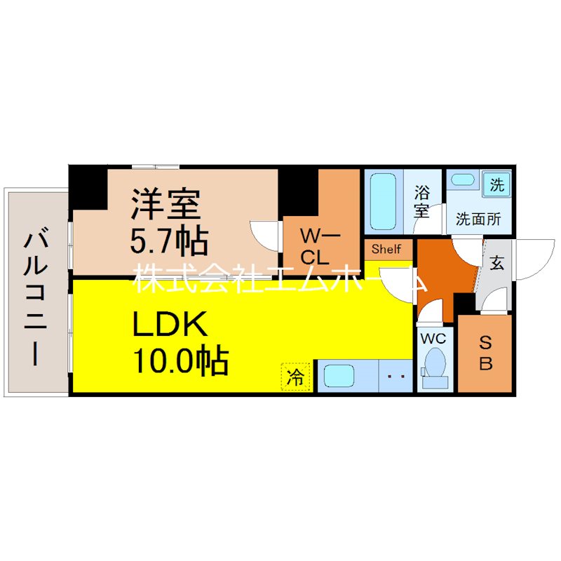 オークスクエア吹上 間取図