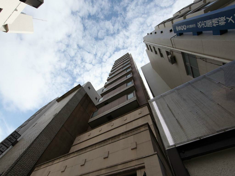 セントラルハイツ栄 外観　防犯カメラ付　宅配ＢＯＸ付　オートロック付
