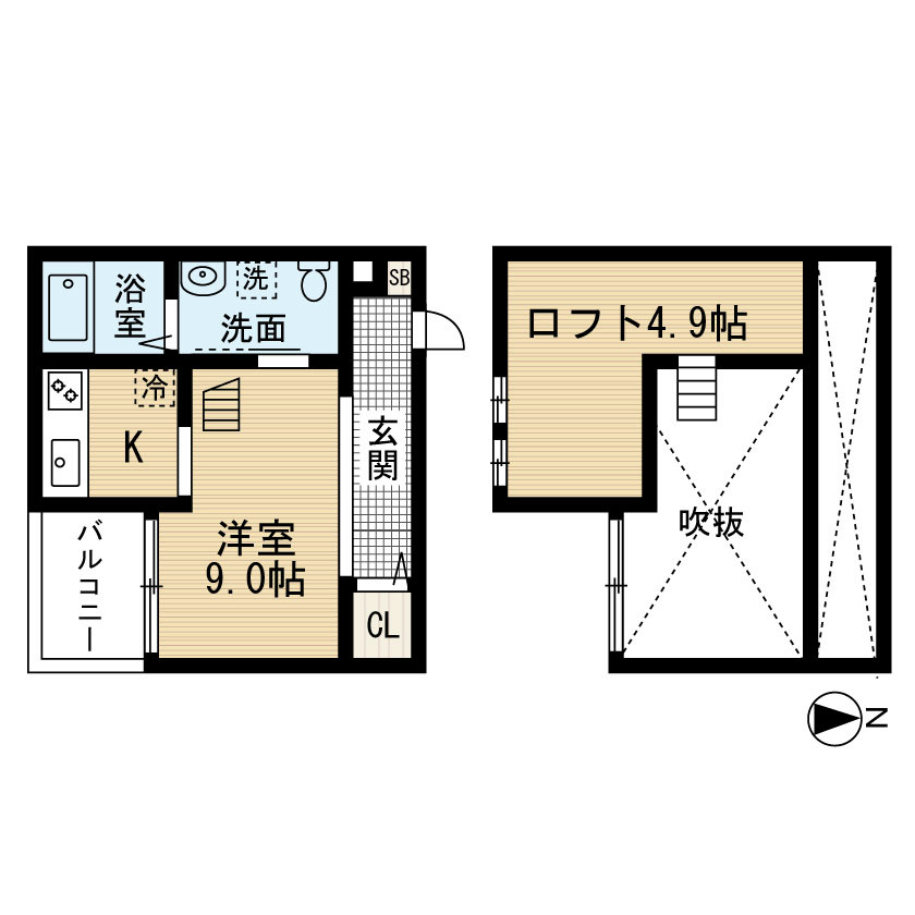 ベーセーベージェー 間取図