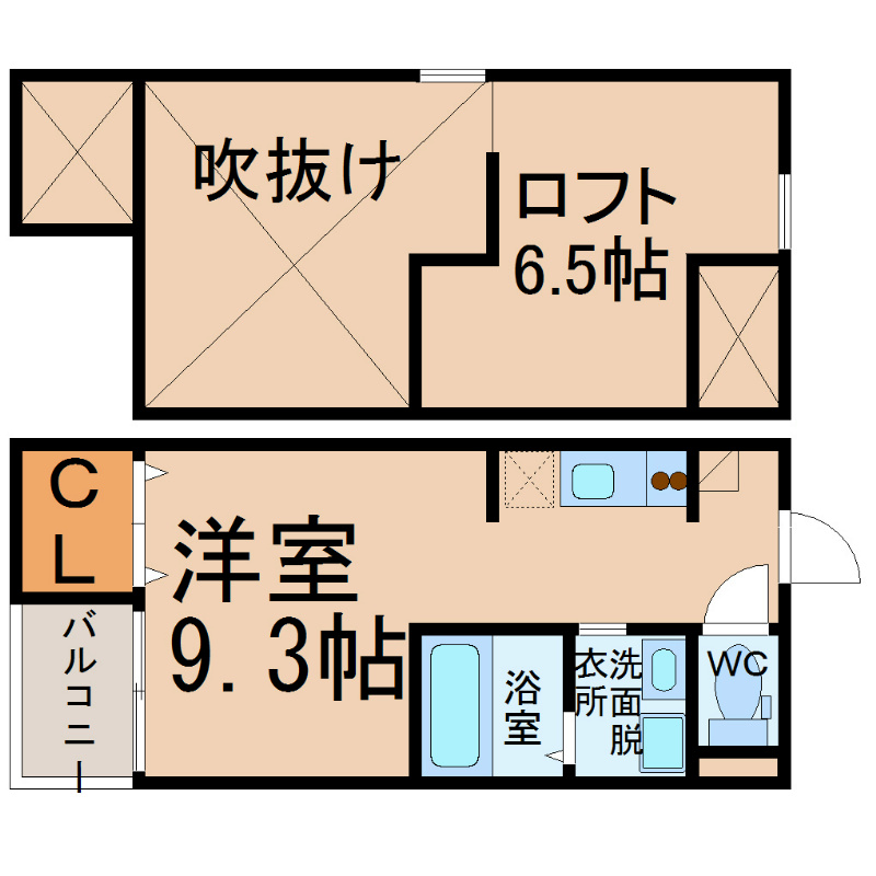 アソルティ本陣北 間取図