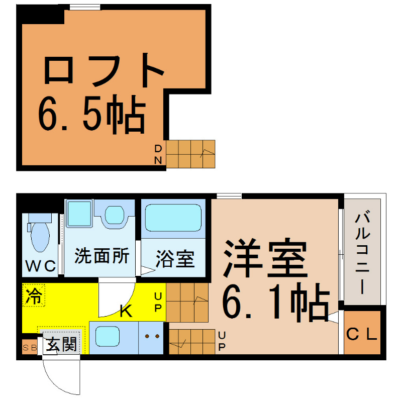クレシェンテ栄生 間取図