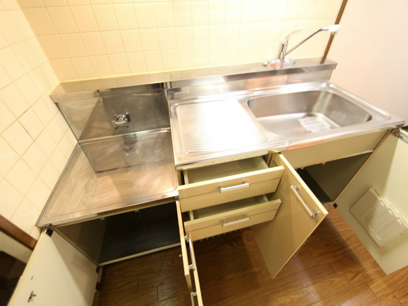 モナークみずほ キッチン（ガス2口コンロ設置可）家電ご用意できます