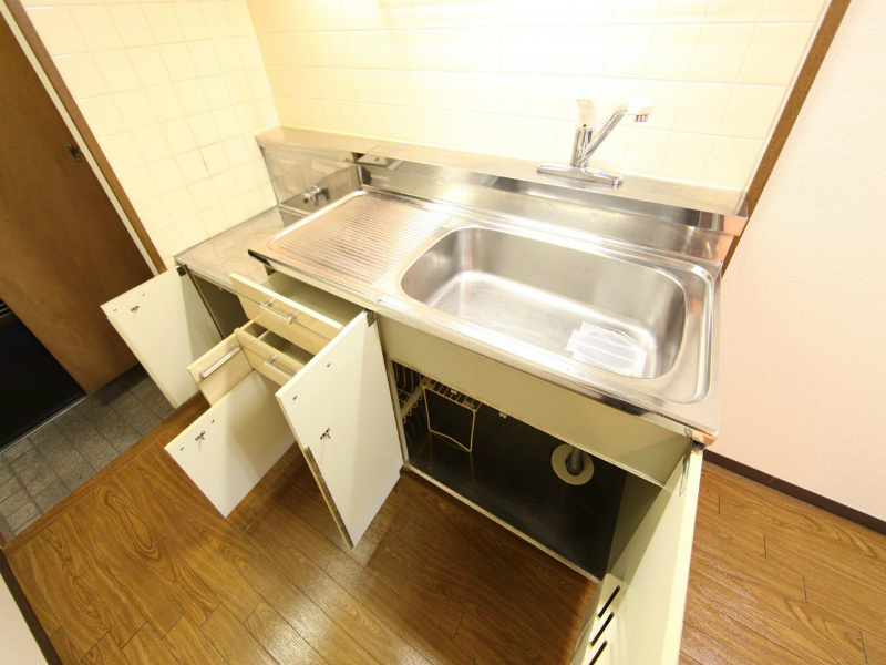 モナークみずほ キッチン（ガス2口コンロ設置可）家電ご用意できます