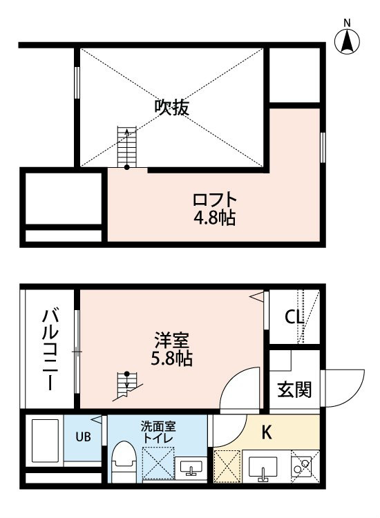 ＬＩＡＮＧＥ栄生（リアンジェサコウ） 間取図