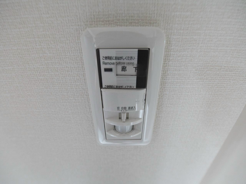プレサンスジェネ栄 玄関オートライト