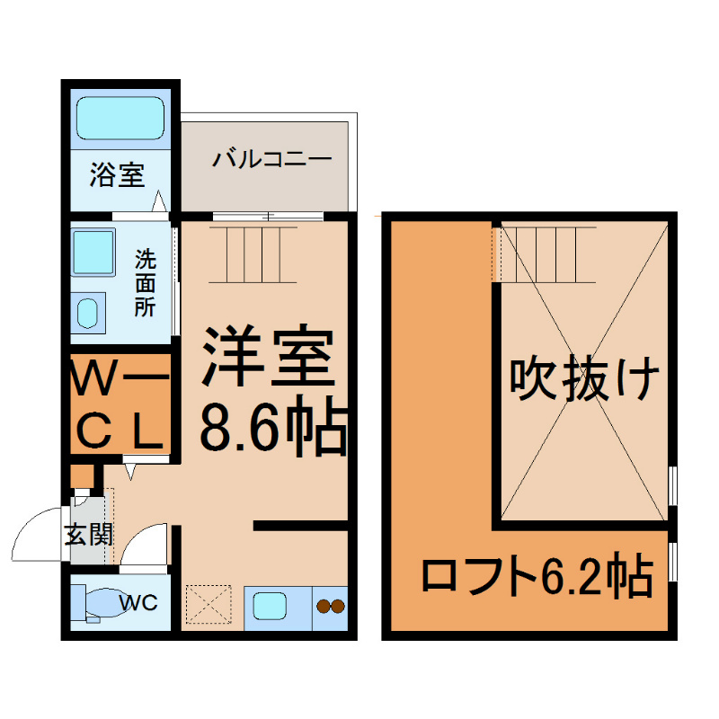 ＴＨＥＴＥＲＲＡＣＥ（ザテラス） 間取図