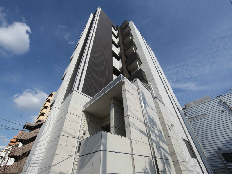 外観　オートロック　TVモニター付インターホン　防犯カメラ付