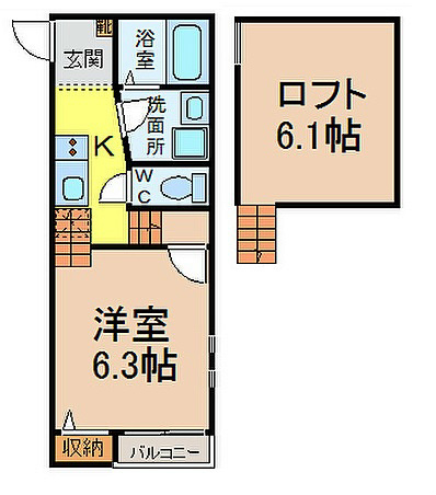 Creo中村公園伍番館（クレオ中村公園伍番館） 光インターネット無料システムキッチン　家具家電ご用意できます