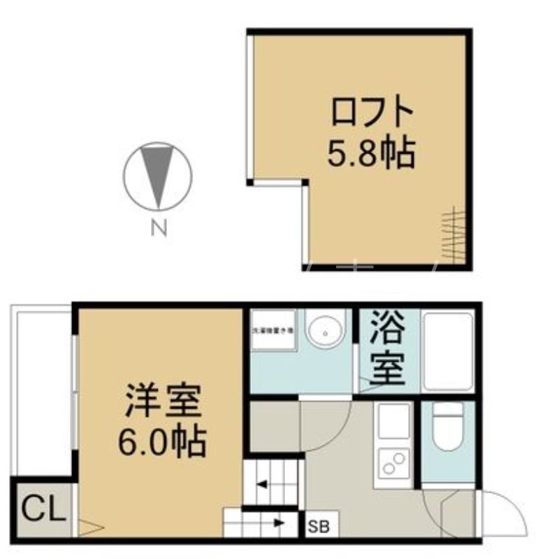 ハーモニーテラス大野木 間取図