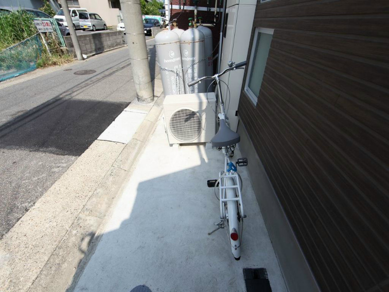 ラヴィール六番町 駐輪スペースあります