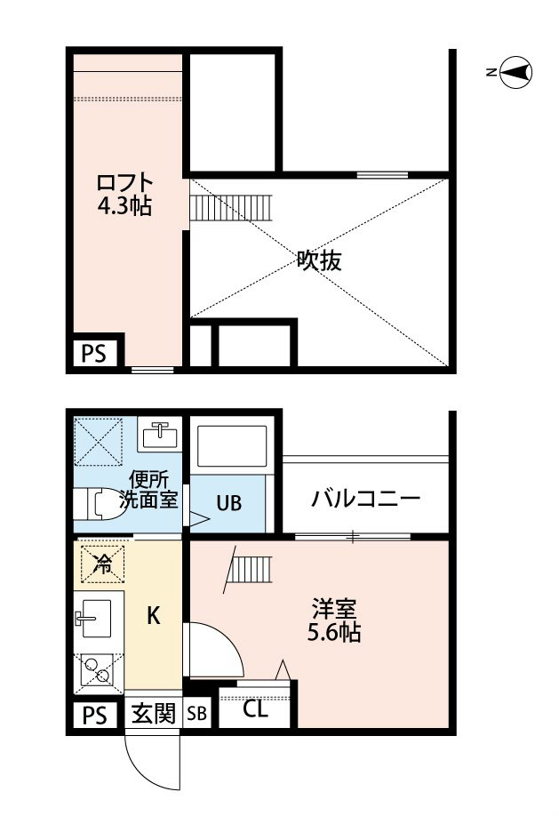 ＣＲＡＳＴＩＮＥ高畑 間取図