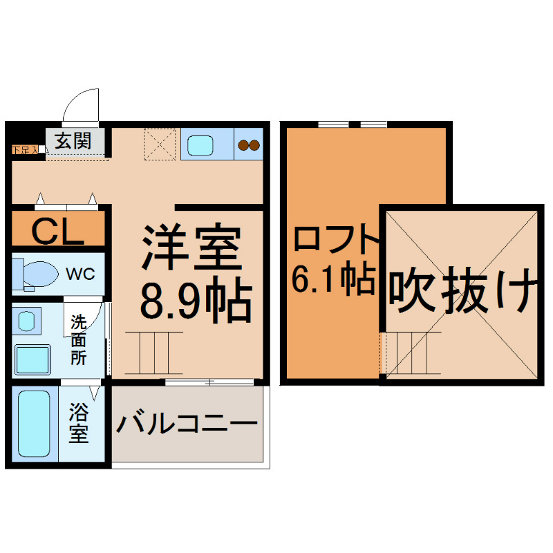 アソシエII 間取図