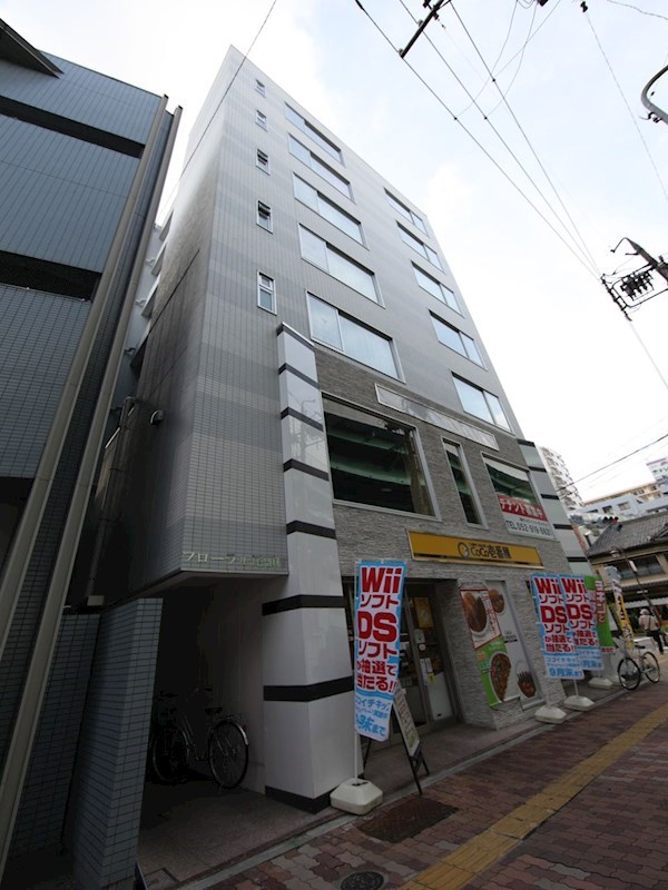 フローラル尾頭橋 外観　オートロック防犯カメラ付