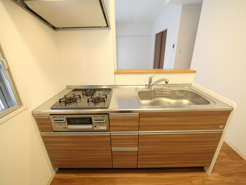 プログレッソ花の木 システムキッチン（ガス3口・グリル付）カウンターキッチン