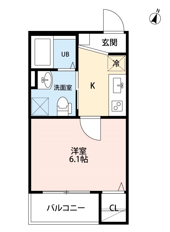 サンライズＫ 間取図