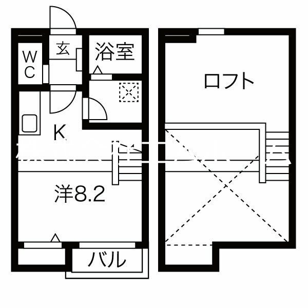 Ｃａｌｍ矢田（カーム矢田） 間取図
