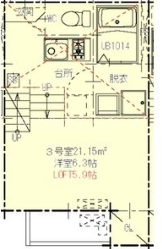ハーモニーテラス平針Ⅱ 間取図