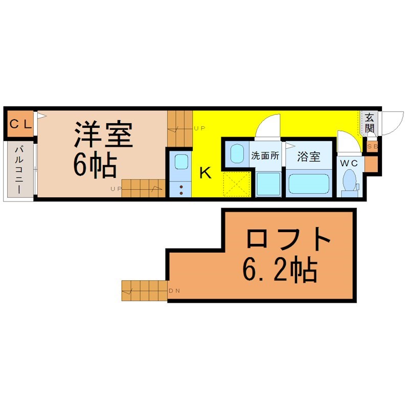 ハーモニーテラス志賀町 間取図