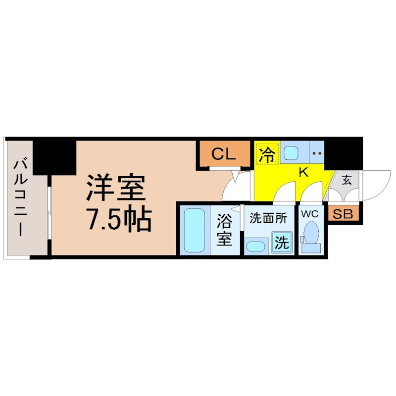 エスリード池下レスティア 間取図