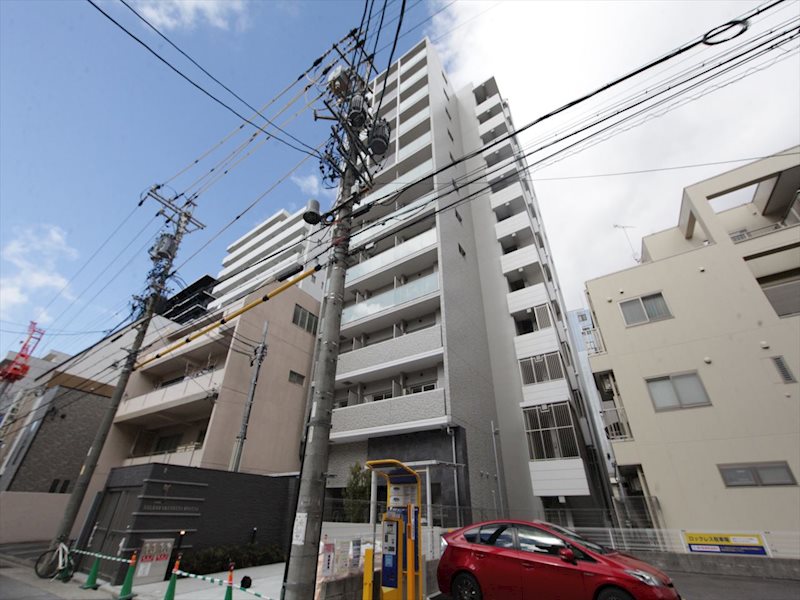 エスリード池下レスティア 外観　オートロック防犯カメラＴＶモニターホン宅配ＢＯＸ完備