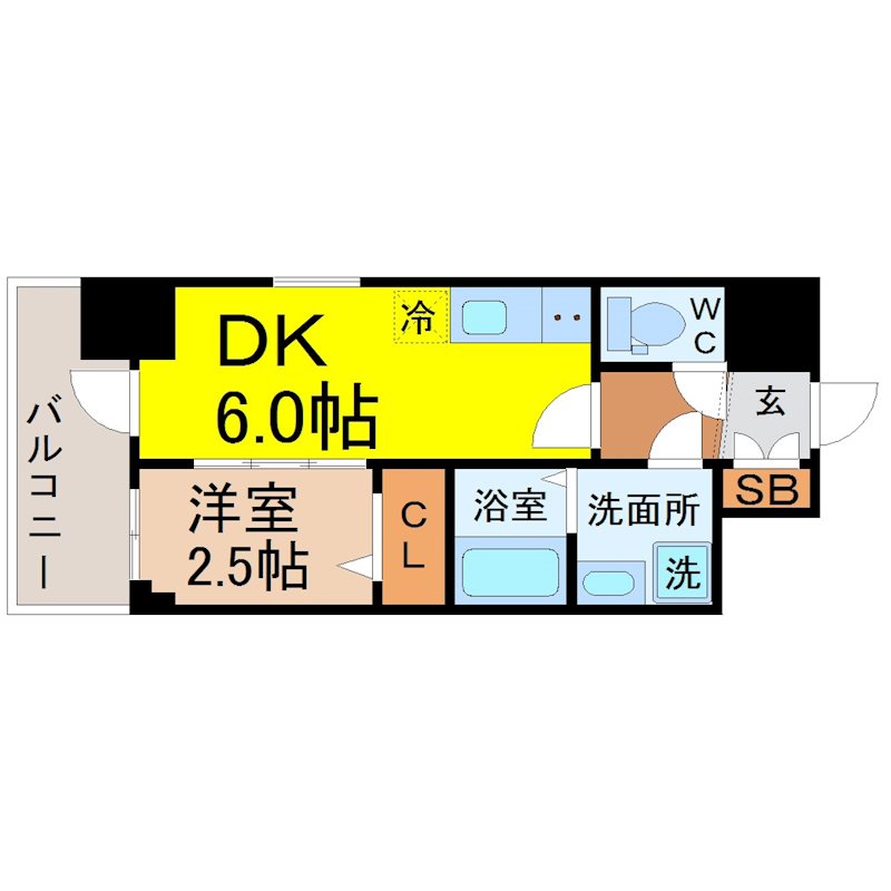 エスリード池下レスティア 間取図