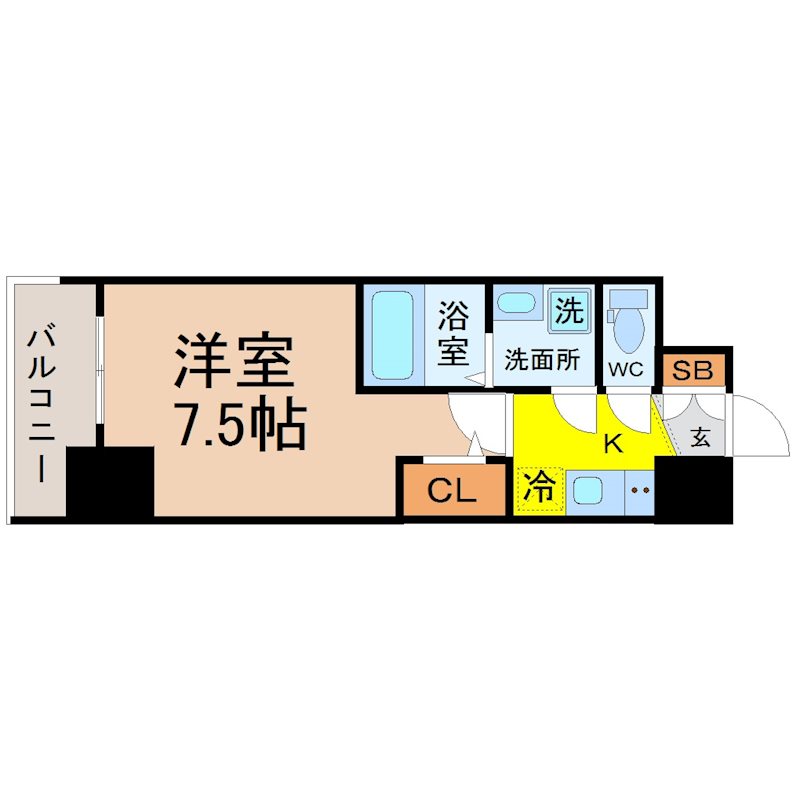 エスリード池下レスティア 間取図