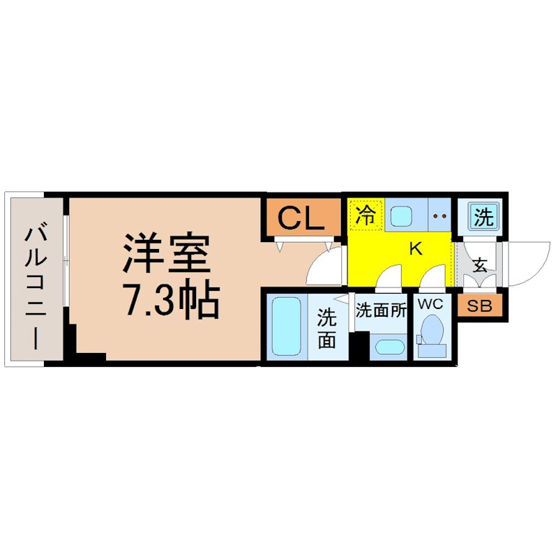 エスリード池下レスティア 間取図