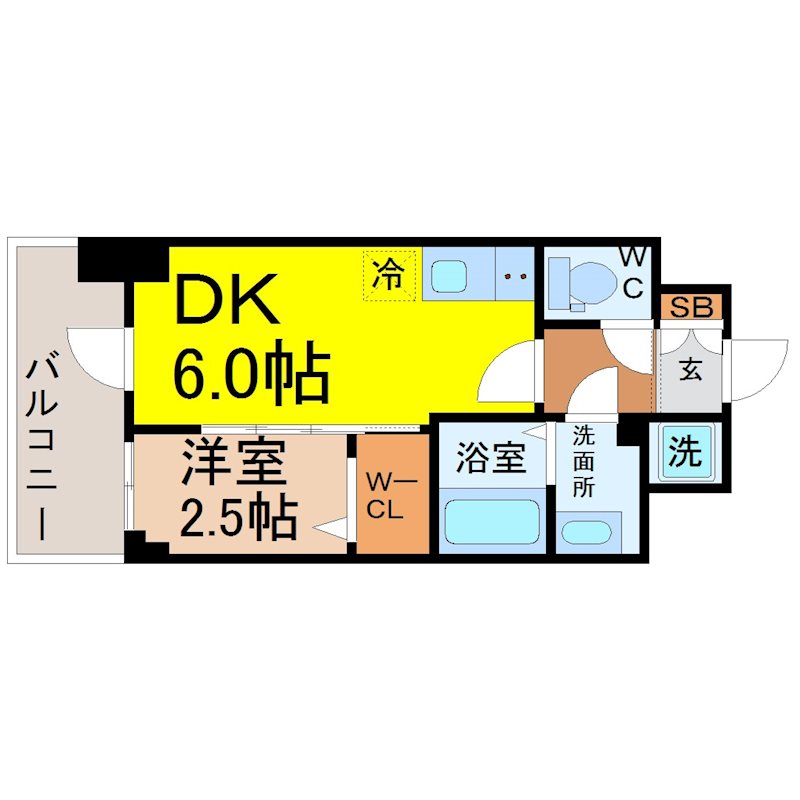 エスリード池下レスティア 間取図