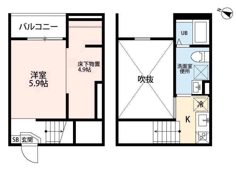 Ｆｏｒｃｅ高畑（フォルス高畑） 間取図