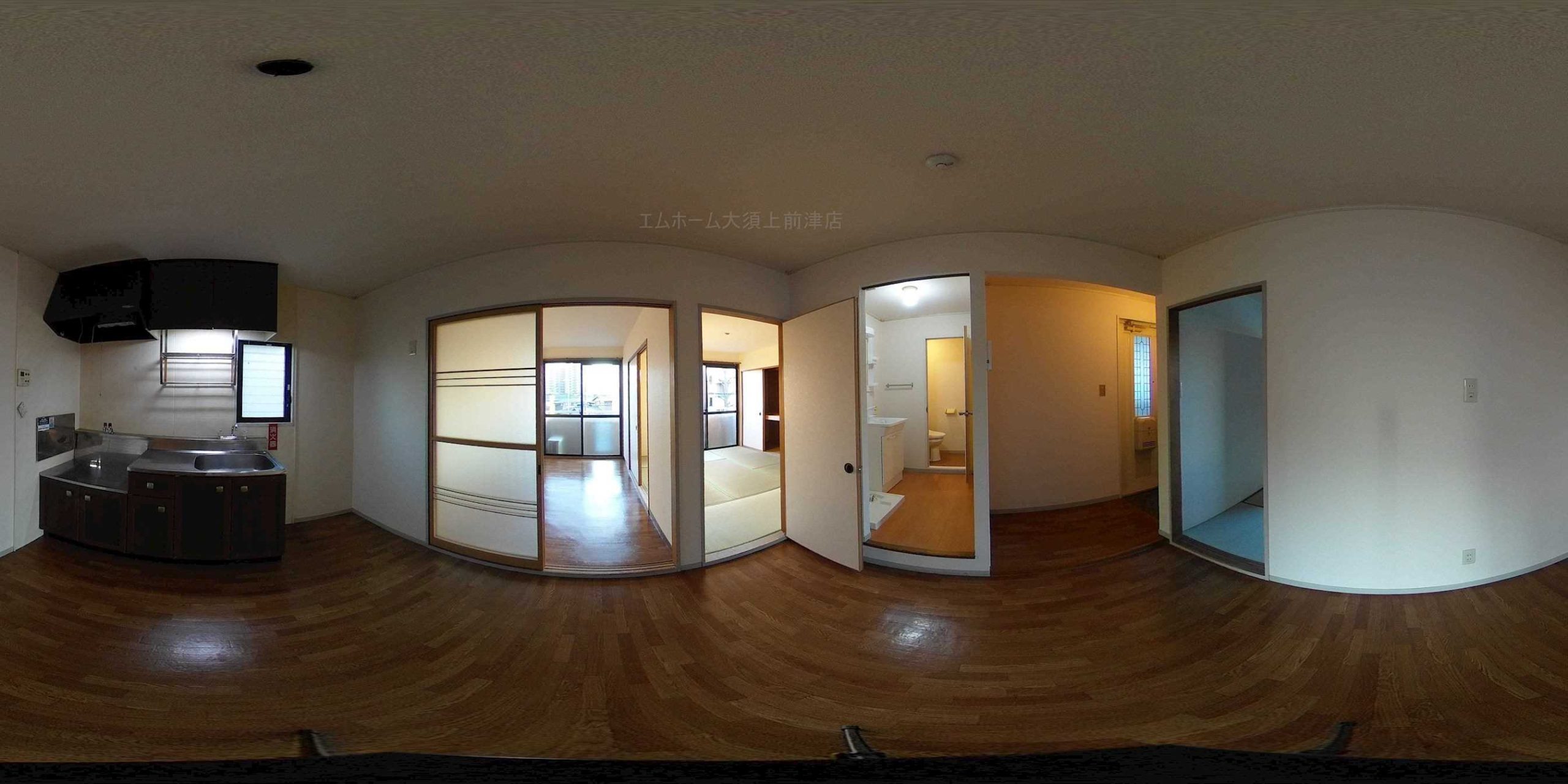 ＤＫ6帖　1フロア2部屋（全部屋角部屋）窓付（換気良好）