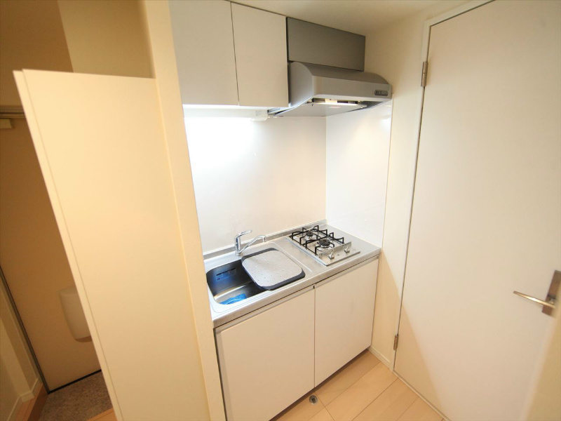 Ｓｔａｇｅ名駅西 システムキッチン（ガス2口）冷蔵庫・レンジ等ご用意できます