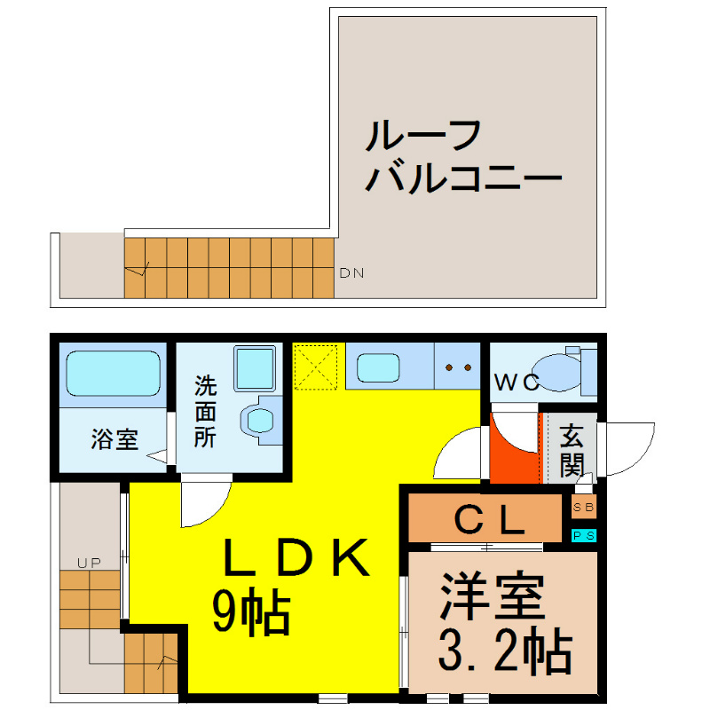 ＧＲＡＮＤＴＩＣ結（グランティックユウ） 間取図