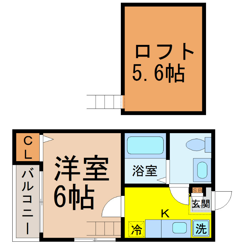 ＡｓｔｒａｌII（アストラルII） 間取図