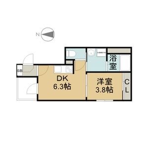 ハーモニーテラス平安通 間取図