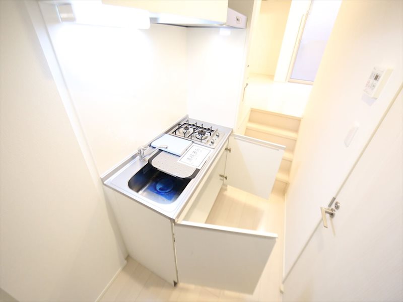 Licht（リヒト） システムキッチン（ガス2口コンロ付同型写真
