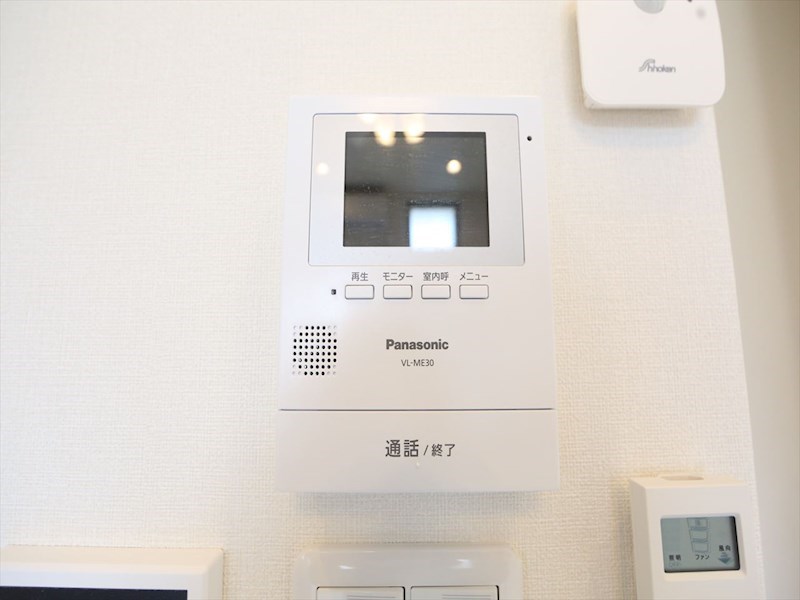 （仮称）緑区鳴海町字丸内Ｂ新築アパート ＴＶモニター付インターホン　同仕様写真