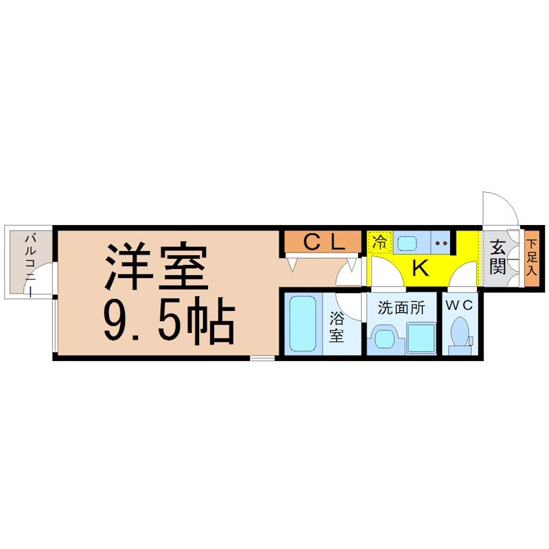 ＣＯＺＹ大曽根 間取図