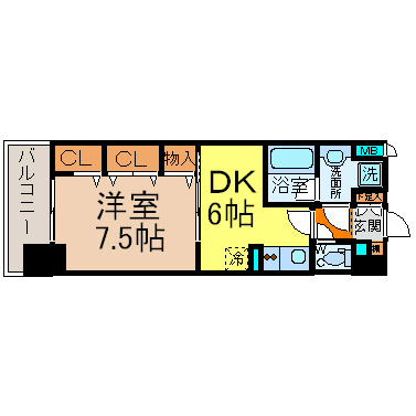 Ａｒｔｅｍｉｓ（アルテミス） 間取図　家具家電(冷蔵庫レンジ洗濯機)ご用意できます