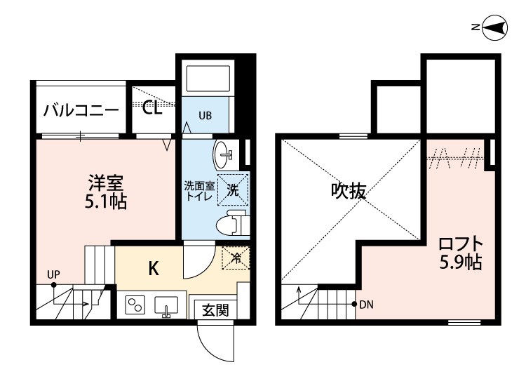 Ｐｒｉｍｒｏｓｅ（プリムローズ） 間取図