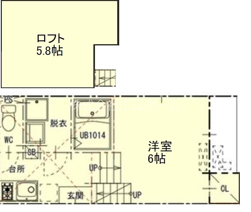 ハーモニーテラス大宝II 間取図