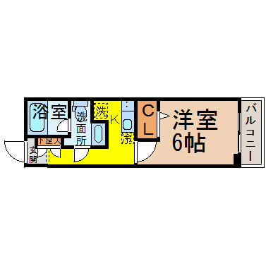 ＥＬＤＯＲＡＤＯ（エルドラド） 間取り　デザイナーズ　家具家電ご用意できます