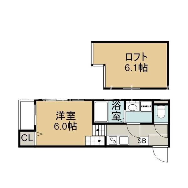 ハーモニーテラス市場木町II 間取図