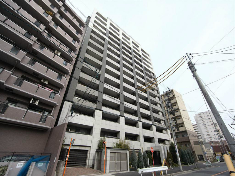 グランカーサ上前津 外観　宅配ＢＯＸ　防犯カメラ　オートロック