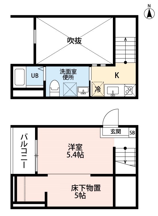 セストチッタ六番町 間取図